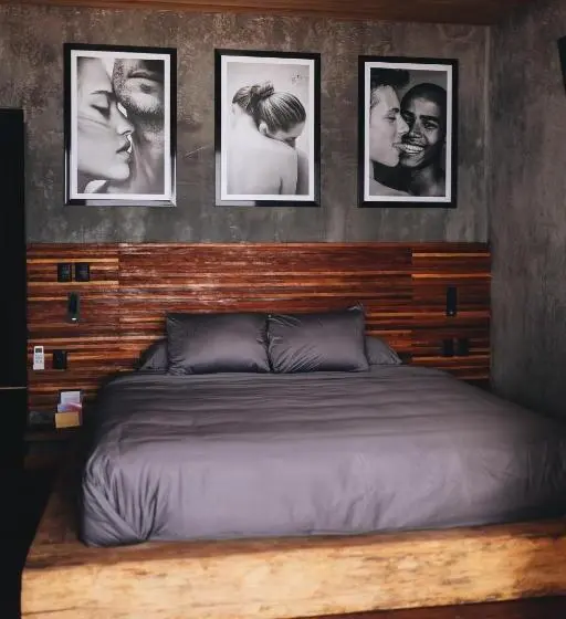 オーシャンビューデラックスルームバルコニー付き, Naked Hotel Zipolite Adults Only