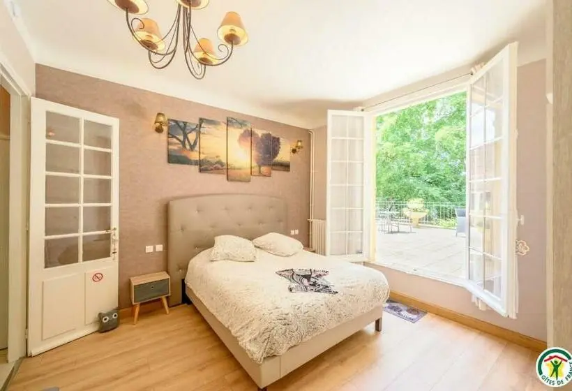 اتاق استاندارد با چشم‌انداز باغ, B&b Au Bois Dormant Chambres D Hotes