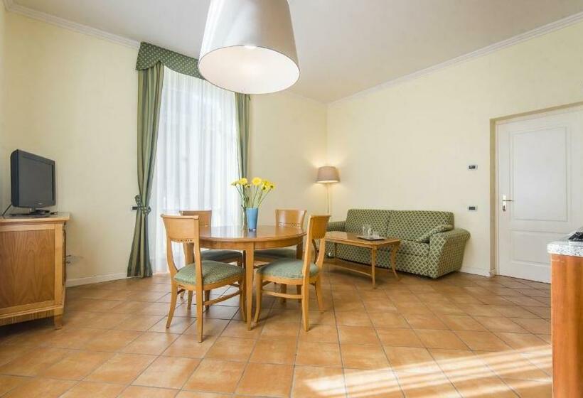 庭の見える1ベッドルームアパートメント, Residence Villa Marina