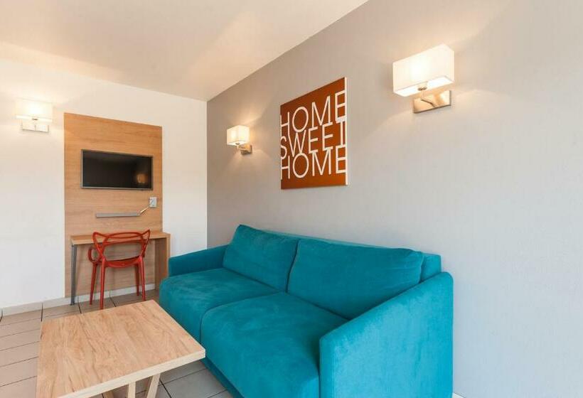 Апартаменты 1 Спальня с Террасой, Residhotel Le Grand Prado