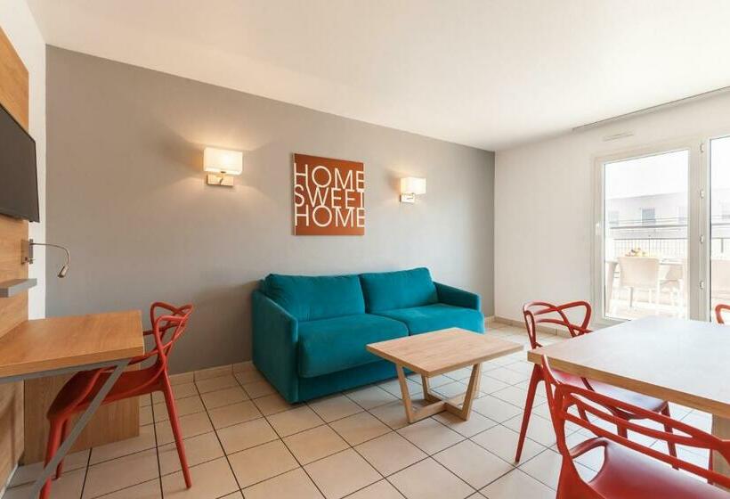 带1个卧室的带阳台的公寓, Residhotel Le Grand Prado