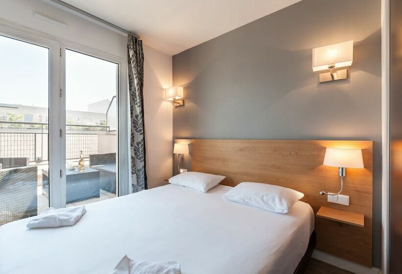 带1个卧室的带阳台的公寓, Residhotel Le Grand Prado