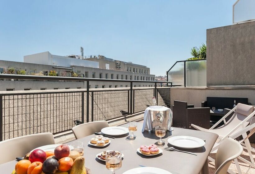 Апартаменты 1 Спальня с Террасой, Residhotel Le Grand Prado