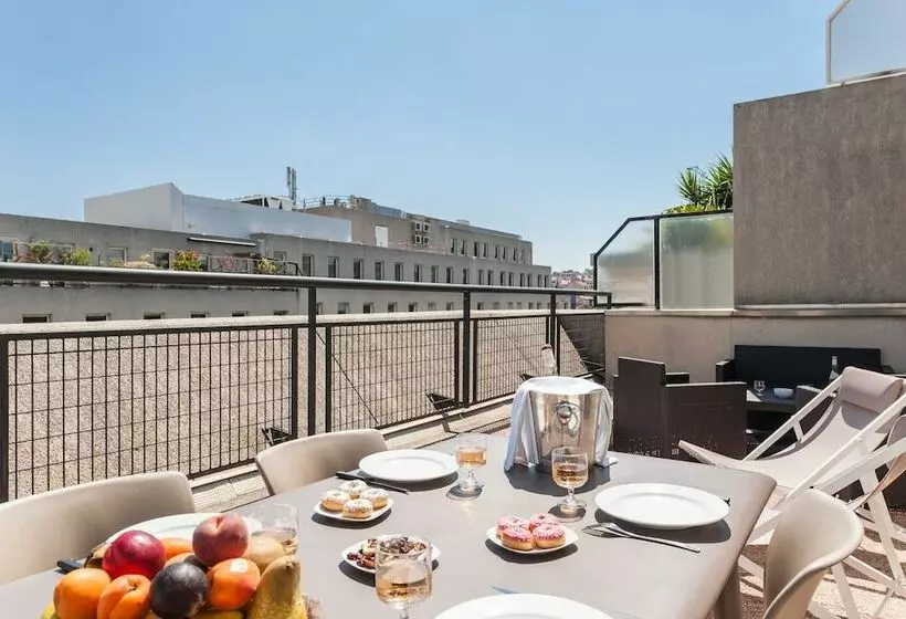 آپارتمان 1 خوابه با تراس, Residhotel Le Grand Prado