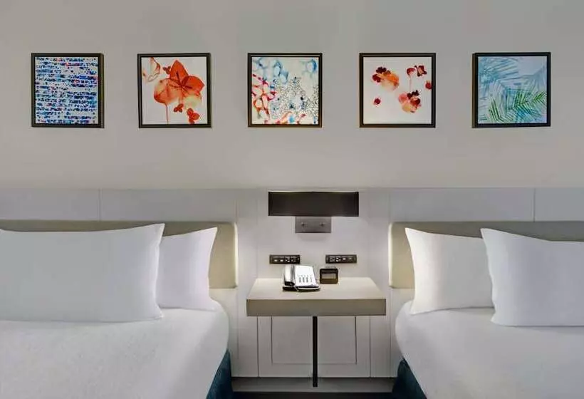اتاق استاندارد با 2 تخت دوبل, Hilton Garden Inn Jacksonville Jtb/deerwood Park