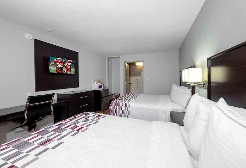 חדר דלוקס מותאם לאנשים עם מוגבלויות, Red Roof Inn Arlington   Entertainment District