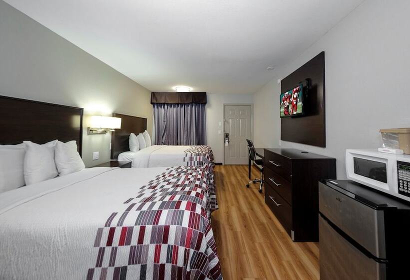 适用于残疾人士的豪华房间, Red Roof Inn Arlington   Entertainment District