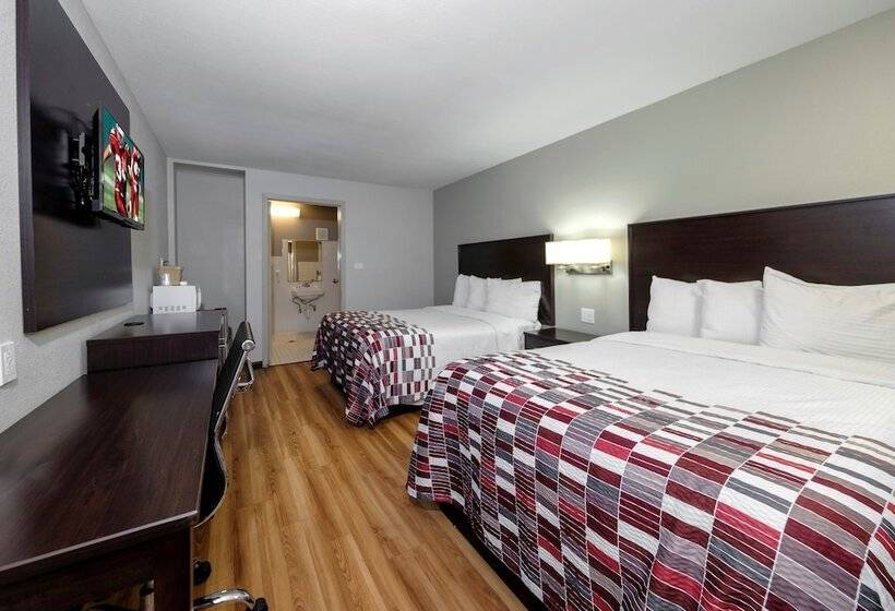 适用于残疾人士的豪华房间, Red Roof Inn Arlington   Entertainment District
