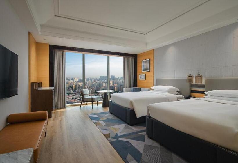 스탠다드 룸 더블 침대 2개, Sheraton Shanghai Pudong Riverside