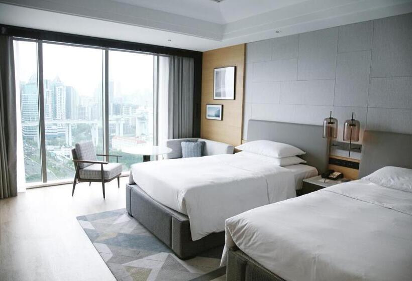 Quarto Standard 2 Camas Casal, Sheraton Shanghai Pudong Riverside