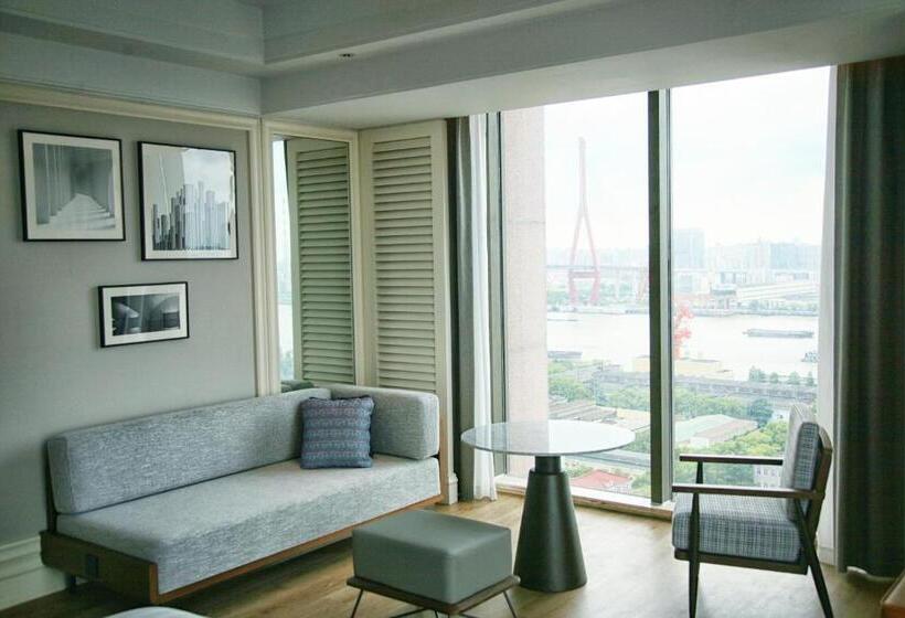 Номер Deluxe Кровать Кинг, Sheraton Shanghai Pudong Riverside