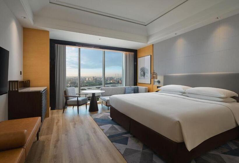 스탠다드 룸 킹사이즈 침대, Sheraton Shanghai Pudong Riverside