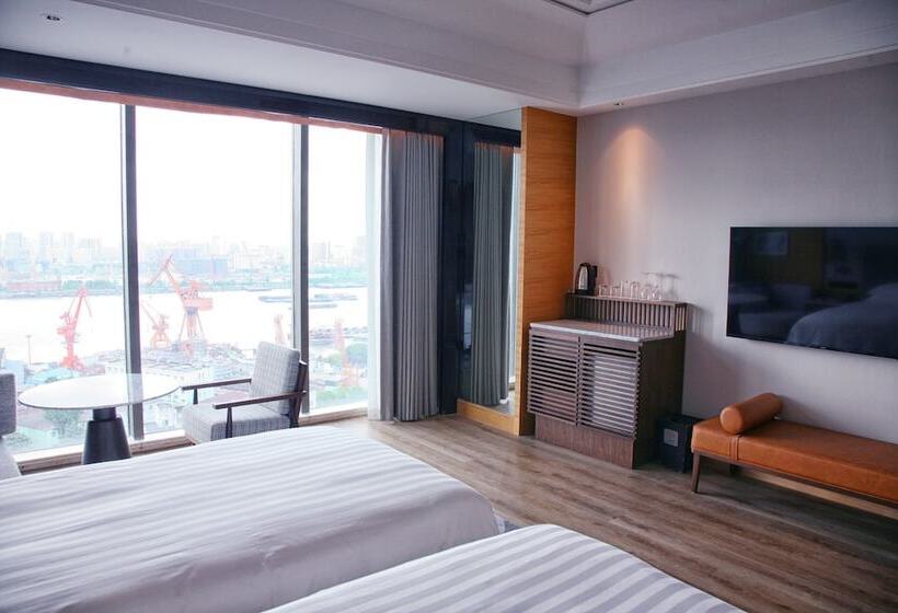 스탠다드 룸 더블 침대 2개, Sheraton Shanghai Pudong Riverside