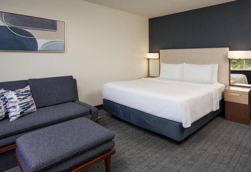 חדר סטנדרט עם מיטת קינג, Courtyard By Marriott Fort Lauderdale Weston