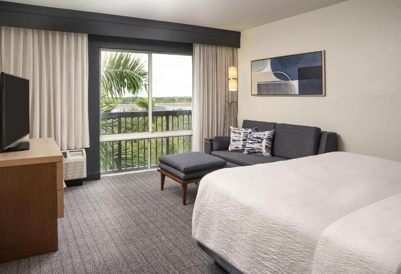 اتاق لوکس با بالکن, Courtyard By Marriott Fort Lauderdale Weston