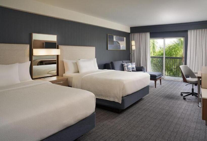 バルコニー付きデラックスルーム, Courtyard By Marriott Fort Lauderdale Weston