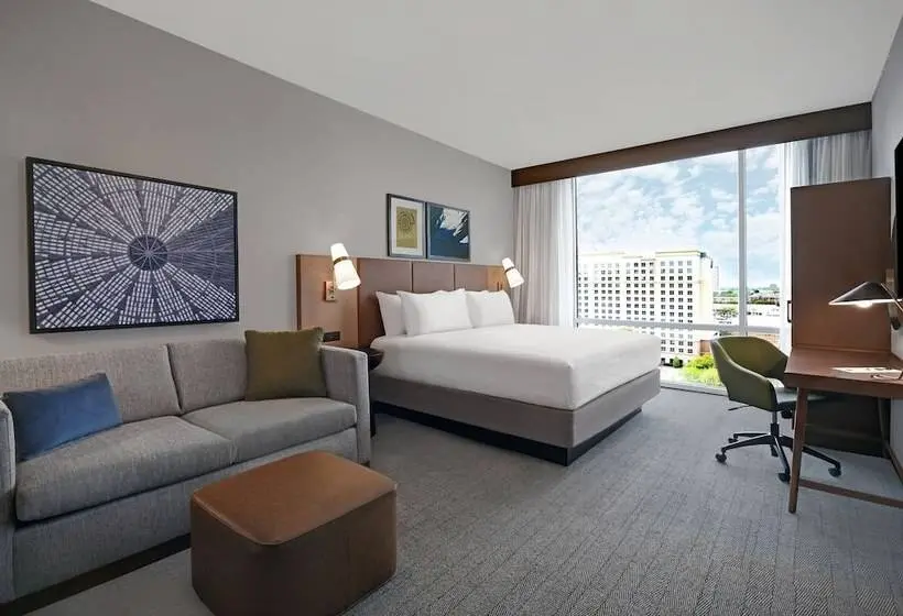 ダブルベッドのスタンダードスタジオ, Staybridge Suites Houston Galleria Area By Ihg