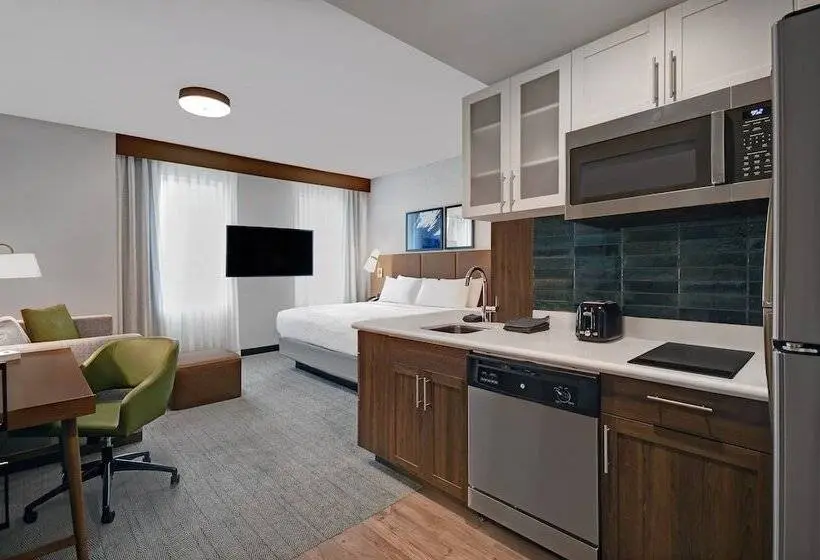 ダブルベッドのスタンダードスタジオ, Staybridge Suites Houston Galleria Area By Ihg