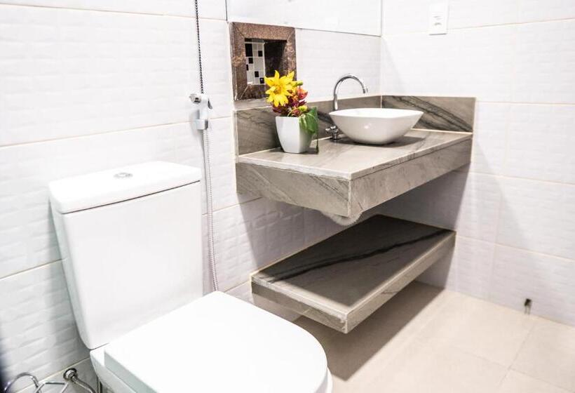 اتاق استاندارد سه تخته با بالکن, Pousada Boipeba Beach