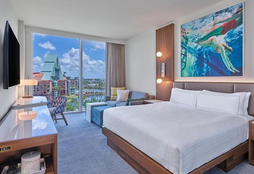 غرفة كلاسيكية سرير كينج, Walt Disney World Swan Reserve