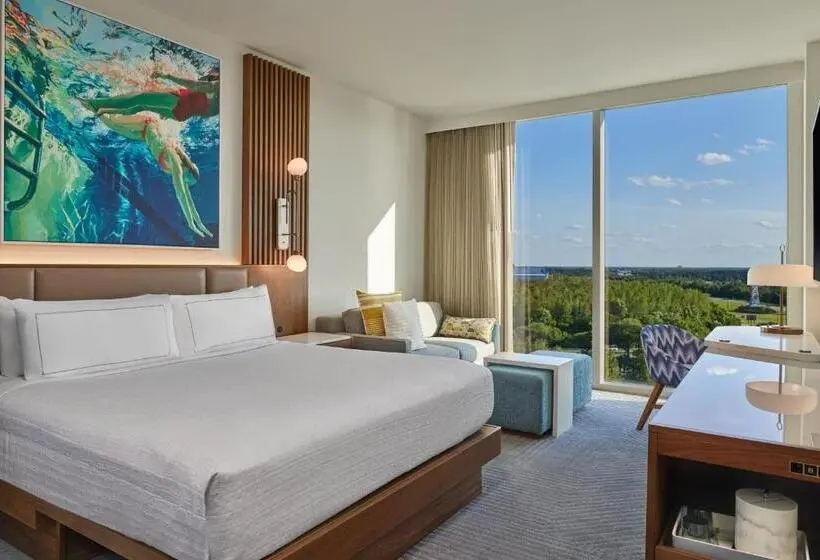 Standard-huone King-vuode, Walt Disney World Swan Reserve