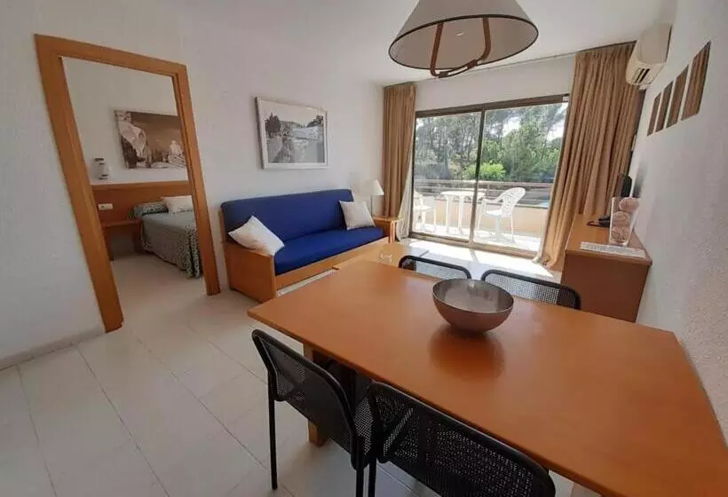 庭の見える１ベッドルームアパートメント, Aparthotel Golf Beach