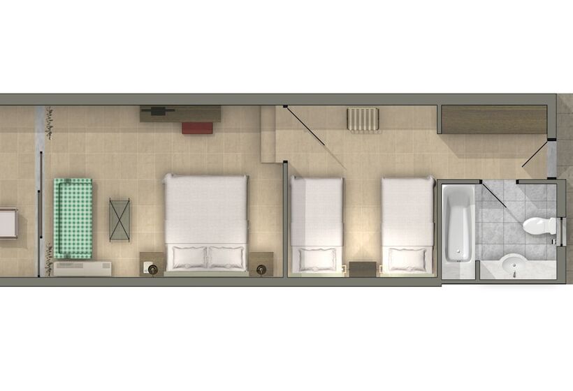 Семейный Номер Вид на Сад, Aquila Rithymna Beach