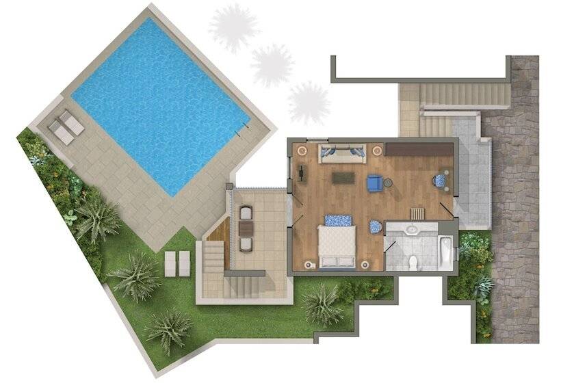 Вилла Deluxe 1 Спальня Вид на Море, Aquila Rithymna Beach