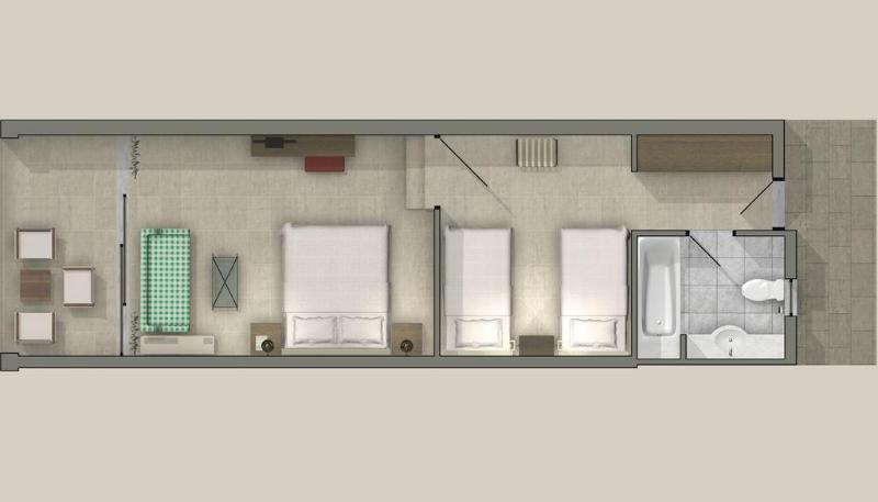 Семейный Номер Вид на Сад, Aquila Rithymna Beach