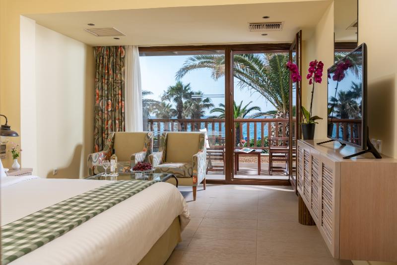 غرفة عائلية مطلّة علي الحديقة, Aquila Rithymna Beach