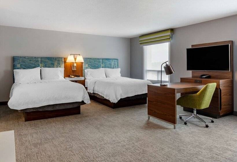 身障者適用スタンダードルーム, Hampton Inn & Suites By Hilton Edmonton/west
