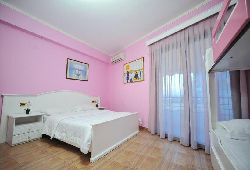 חדר משפחתי נוף לים, Iliria Internacional