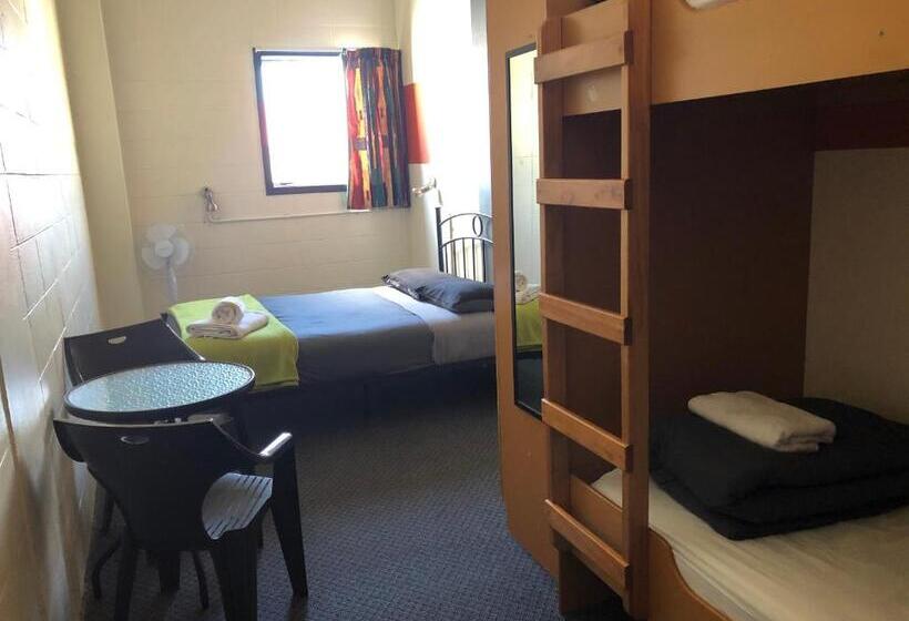 浴室共有ファミリールーム, Rock Solid Backpackers Rotorua