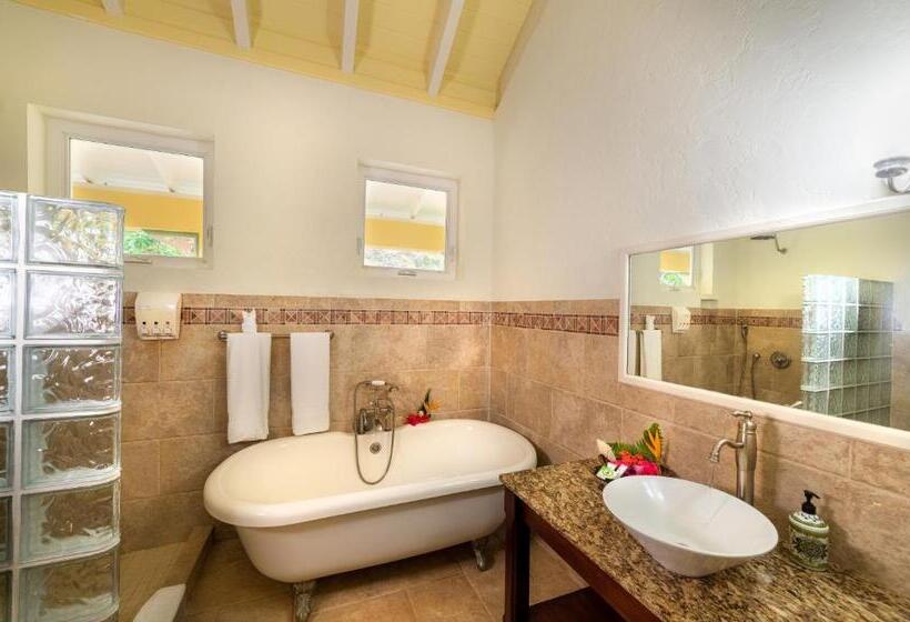 اتاق لوکس با تخت بزرگ, Rosalie Bay Eco Resort & Spa