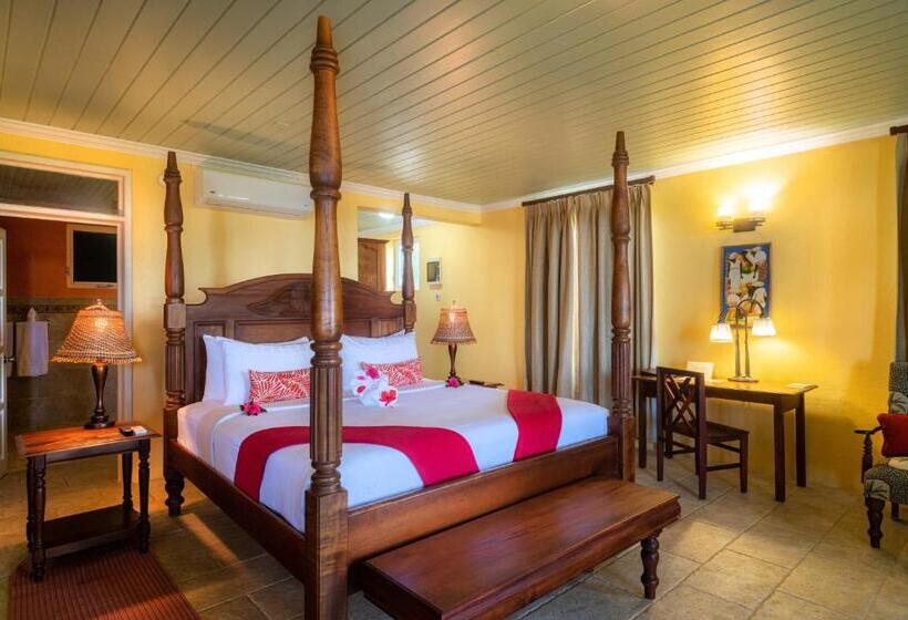 اتاق لوکس با تخت بزرگ, Rosalie Bay Eco Resort & Spa