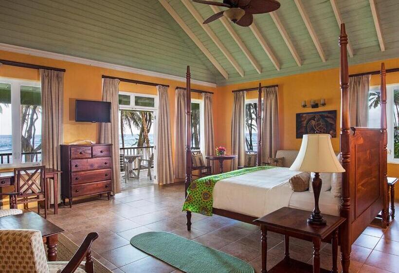 اتاق لوکس با تخت بزرگ, Rosalie Bay Eco Resort & Spa