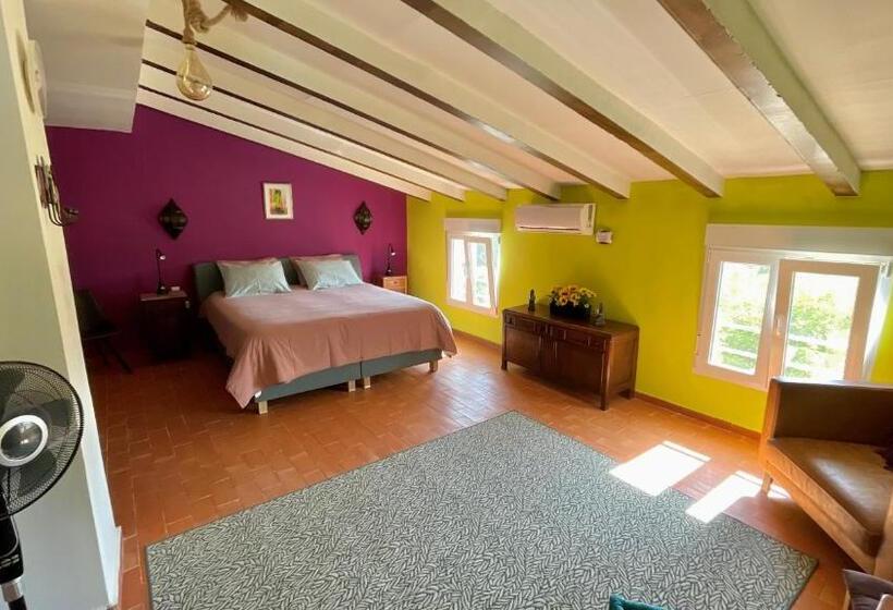 חדר דחוקס עם מיטת קינג, Finca La Higuera   Boutique B&b