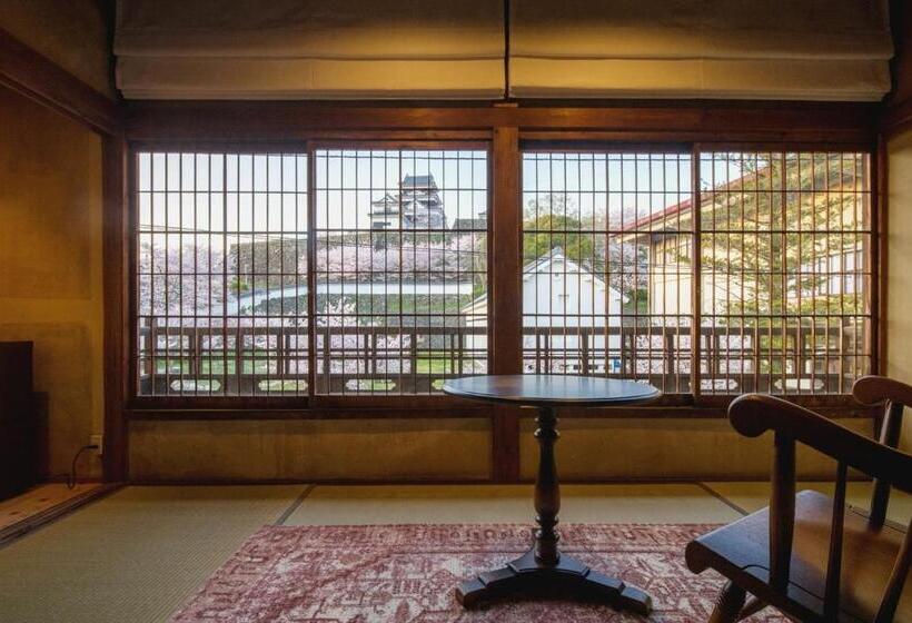 غرفة ديلوكس رباعية, Nipponia Hotel Ozu Castle Town