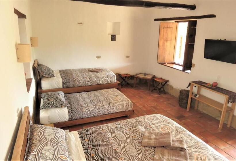 اتاق استاندارد چهارنفره با چشم‌انداز باغ, Casa Alamanda B&b