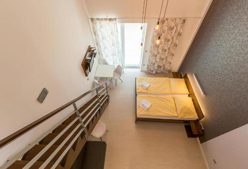 침실 1개 복층 룸, Penziony Gaudeo