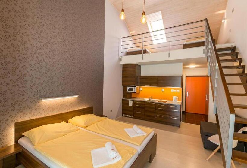 침실 1개 복층 룸, Penziony Gaudeo