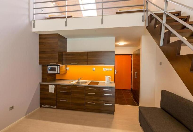 带1个卧室的豪华公寓, Penziony Gaudeo