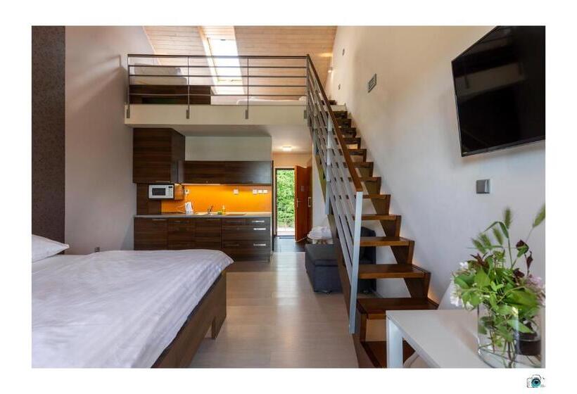 带1个卧室的豪华公寓, Penziony Gaudeo