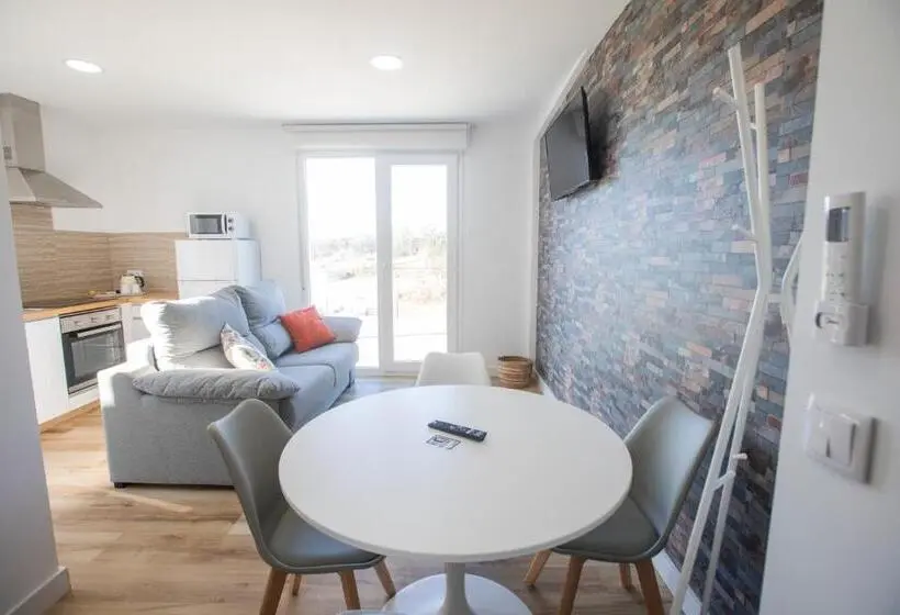 آپارتمان 1 خوابه با تراس, Hospedium Apartamentos Galitrips A Casa Da Reina