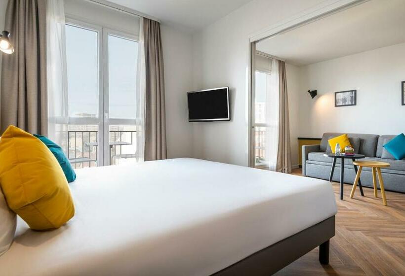 דירה בת חדר שינה 1 עם מרפסת, Aparthotel Adagio Paris Montrouge
