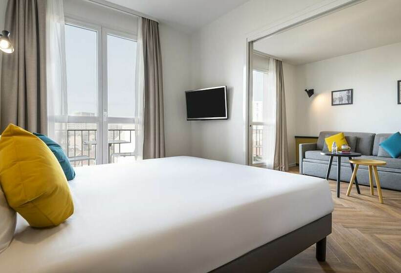דירה בת חדר שינה 1 עם מרפסת, Aparthotel Adagio Paris Montrouge