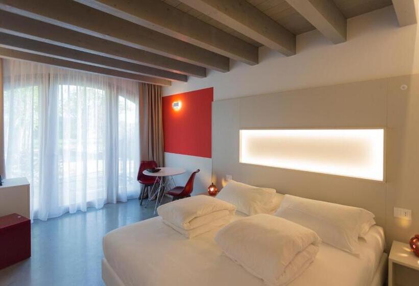 キングサイズベッドのデラックスルーム, Agriturismo Redó