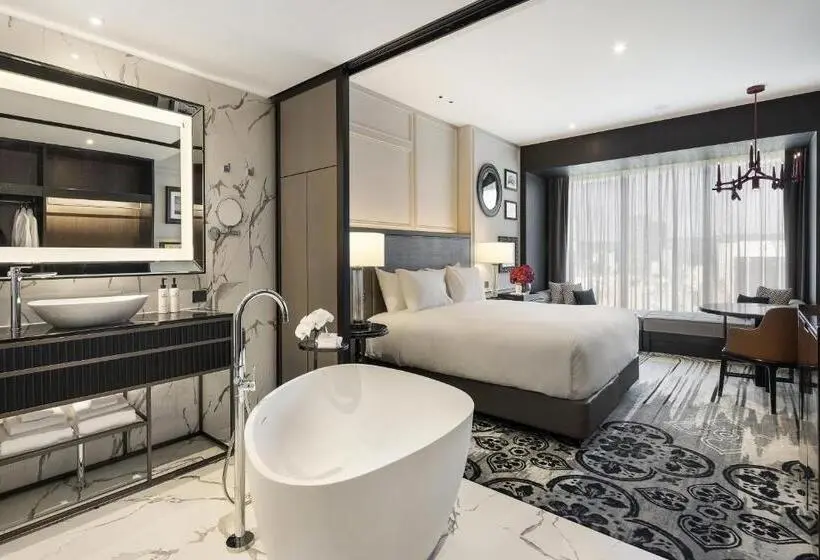 キングサイズベッド、ビュー付きデラックスルーム, Sofitel Adelaide