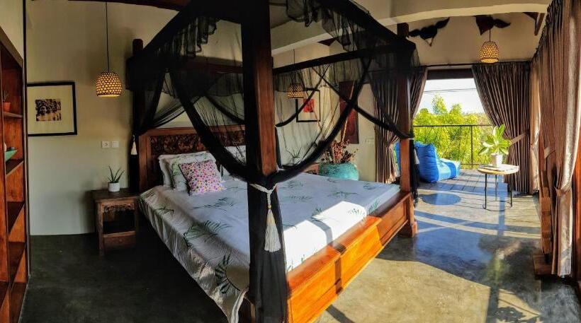 キングサイズベッドのスタンダードルーム, Ombak Resort At Ekas , A Luxury Surf And Kite Surf Destination