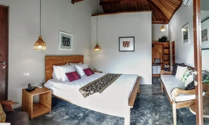 キングサイズベッドのスーペリアルーム, Ombak Resort At Ekas , A Luxury Surf And Kite Surf Destination